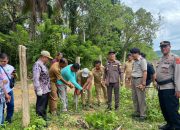 Dihadiri Wabup Rasyid, BPN Konsel Lakukan Pemasangan Patok di Desa Watumeeto