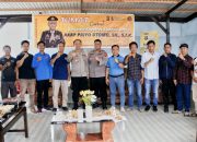 Peringati HPN, Bayangkara Konut FC dan Pers Konut FC Jalani Laga Persahabatan Sepak Bola