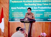 Kepala Disnakertrans Sultra Buka 10 Paket Pelatihan di BPVP Kendari