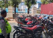Terlibat Balap Liar dan Berknalpot Brong, Puluhan Unit Sepeda Motor di Kendari Diamankan Polisi