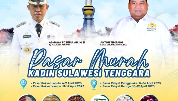 Upaya Cegah Inflasi, Kadin Sultra Bakal Hadirkan Pasar Murah Ramadan