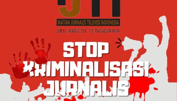 IJTI Sultra Kecam Kriminalisasi 2 Jurnalis Tribunnews oleh Polres Baubau