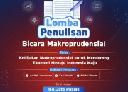 Bank Indonesia Gelar Lomba Penulisan Bicara Makroprudensial, Total Hadiah Rp114 Juta