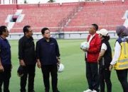 Ketum PSSI Erick Thohir Sambangi Stadion Dipta Cek Kesiapan Piala Dunia U-20
