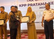 Pemerintah Kota Kendari Diganjar Penghargaan dari KPP Pratama