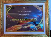 PAD Lampaui Target, Pemkot Kendari Diganjar Penghargaan APBD Award 2023