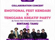 Nantikan! Konser Emotional Fest Kolaborasi dengan TKP di Kendari Juni Mendatang