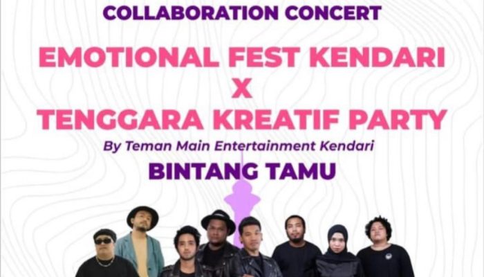 Nantikan! Konser Emotional Fest Kolaborasi dengan TKP di Kendari Juni Mendatang