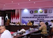Gubernur Sultra Ikuti Rakor Pengendalian Inflasi bersama Kemendagri secara Virtual