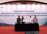 Sinergitas PT Antam Bersama TNI dan Polri Dalam Penguatan Aspek Keamanan di Lokasi Operasi Perusahaan