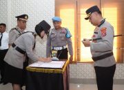 Sertijab Jajaran Polresta Kendari, Kapolsek dan Kabag SDM Berganti