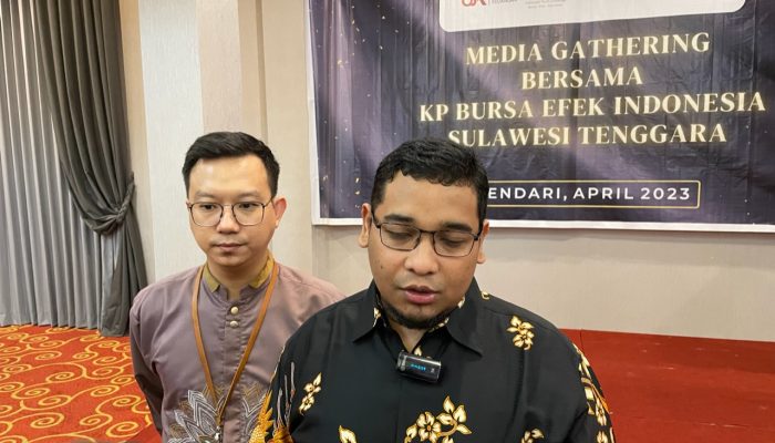 Hingga Tutup Buku 2022, Jumlah Investor di Sultra Capai 77 Ribu