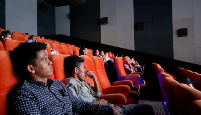 Nobar Kartu Pos Wini di Cinemaxx Kendari, Film Nasional dengan Talent Lokal Sultra