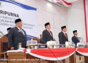 Gubernur Ali Mazi Hadiri Rapat Paripurna DPRD Sultra Peringatan HUT Sultra ke-59