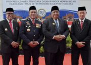 Pj Wali Kota Kendari Ikuti Rapat Paripurna DPRD Peringatan HUT ke-59 Sultra