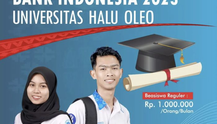 Beasiswa Bank Indonesia Sultra 2023 Bagi Universitas Halu Oleo Resmi Dibuka, Berikut Jadwal dan Ketentuannya