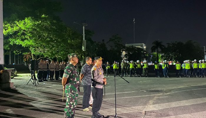 Polresta Kendari Gelar Patroli Skala Besar, 300 Personel Gabungan Dikerahkan 