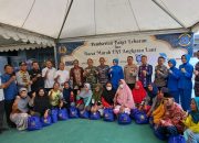 Antam UPBN Konawe Utara Berikan Paket Lebaran Kepada Warga Kurang Mampu
