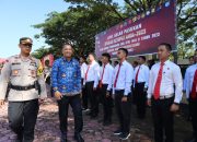 Didampingi Sekda, Kapolres Konawe Pimpin Apel Gelar Pasukan Operasi Ketupat Anoa 2023