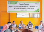 Distan Kendari Sosialisasikan Penataan Ulang Lokasi Promosi Hasil-Hasil Pertanian di Tenda Agribisnis