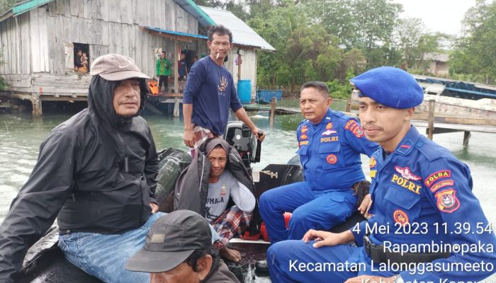 2 Orang yang Hilang Saat Mengantar Wisatawan ke Pulau Labengki Ditemukan Selamat