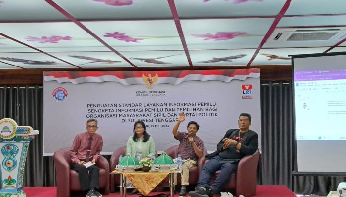 Gelar Sosialisasi Keterbukaan Informasi, KI Sultra Minta Masyarakat Ikut Awasi Pemilu