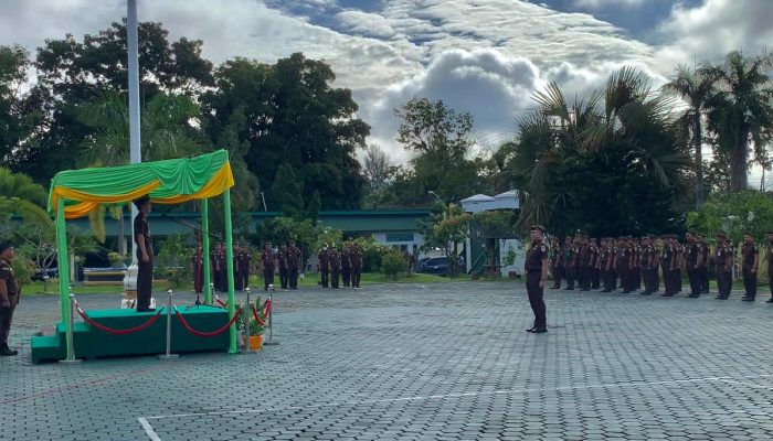 Gelar Upacara Peringatan HUT Persaja ke-72, Wakajati Sultra Sampaikan Pesan Jaksa Agung