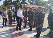 Bupati Ahmad Safei Pimpin Apel Gelar Pasukan Pengamanan Pilkades Serentak di Kolaka