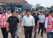 Jasa Raharja Bersama Menteri Perhubungan Cek Kondisi Arus Balik Lebaran 2023 di Sumatera Selatan