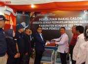 Jadi Pendaftar Pertama di KPU Konsel, Partai NasDem Bertekad Menangkan Pemilu 2024