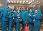 Hadiri HUT Dekranas ke-43 dan HKG PKK ke 51, Hj Nurlin Surunuddin Ajak PKK Konsel Berperan Aktif