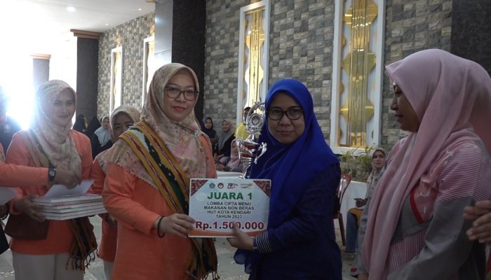 Semarak HUT ke-192 Kota Kendari, Kendari Caddi Raih Juara Lomba Cipta Menu Non Beras