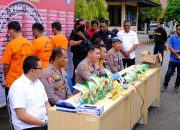 Polres Aceh Utara Gagalkan Peredaran Sabu-Sabu 12 Kg, 3 Tersangka Diamankan