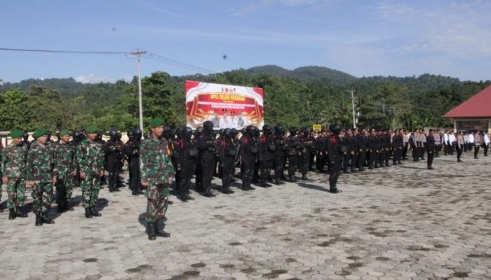 Polres Konut Siagakan 250 Personel Pengamanan Pilkades Serentak 2023