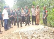 Didampingi Wakil Bupati Konsel, Tim Wasev Mabes TNI AD Tinjau Lokasi TMMD di Laonti