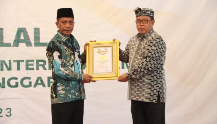 Pokja Kemenag Sultra Diganjar Penghargaan Pokjanas Award Kategori Sangat Baik