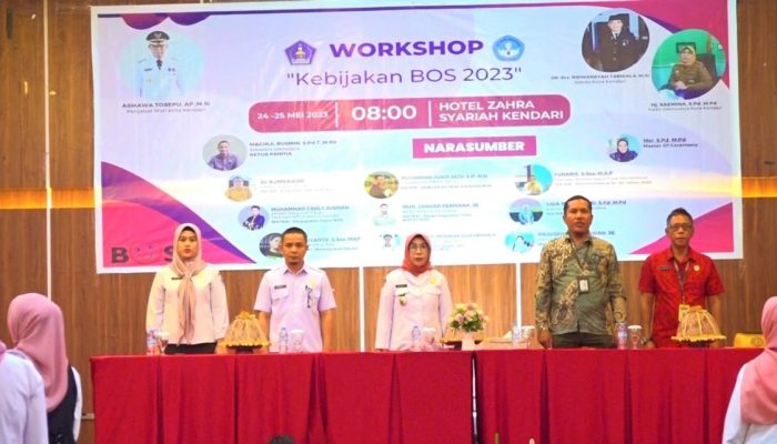 Penerima Dana BOS di Kendari Alami Penambahan, Dikmudora Gelar Workshop