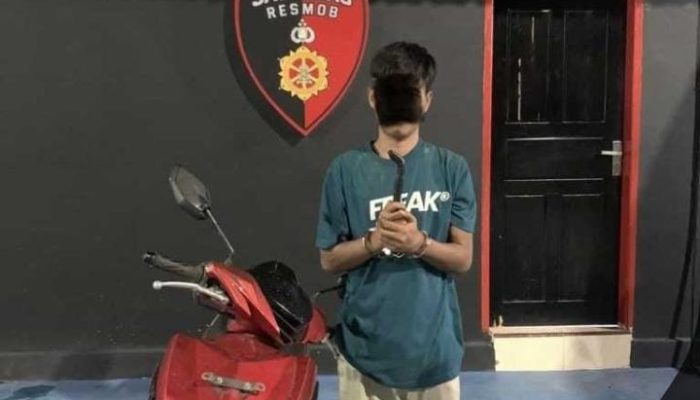 Pakai Sajam Lawan Polisi, Pelaku Residivis Curanmor Berhasil Dibekuk