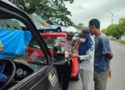 Jasa Raharja Sultra dan UPTB Samsat Kendari Turun ke Jalan Lakukan Razia Kendaraan Bermotor