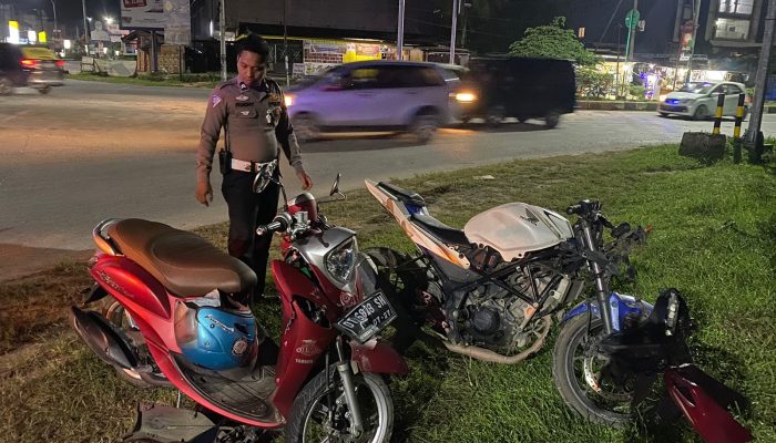 Kronologi Tabrakan Motor di Perempatan Pasar Baru Kendari, Terobos Lampu Merah Dengan Kecepatan Tinggi