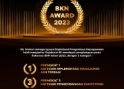 Kejaksaan RI Raih 3 Penghargaan BKN Award 2023