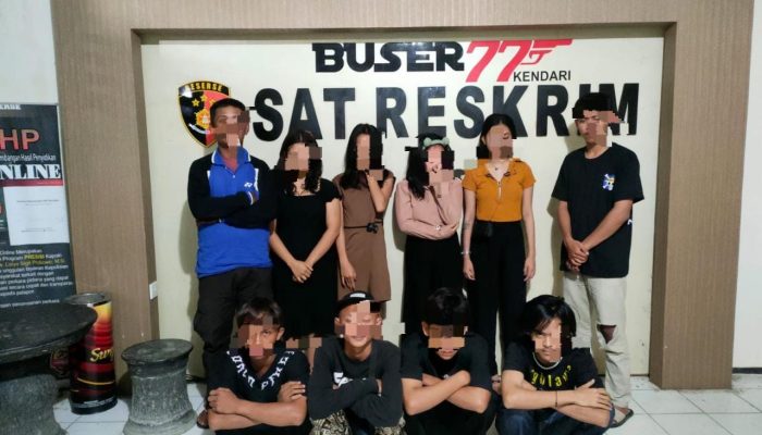 Prostitusi Online di Kendari Kembali Terungkap, Pelanggan hingga Mucikari Digelandang Polisi