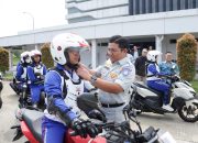 Jasa Raharja Perkuat Implementasi Program TJSL dengan Kegiatan Safety Riding bersama Astra Honda Motor dan Institut Transportasi dan Logistik Trisakti