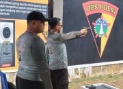 Peringati HUT Bhayangkara ke -77, Polres Konsel Gelar Kejuaraan Menembak