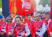 Kapolri Gaungkan Pemilu Damai di Acara “Fun Walk” Lintas Elemen