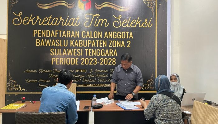 Balon Bawaslu Sultra Zona 2 Belum Terpenuhi, Timsel Bakal Perpanjang Jadwal Pendaftaran