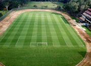 Jadi Lapangan Sepak Bola Bertaraf Nasional di Sultra, Stadion UHO MZM Diresmikan