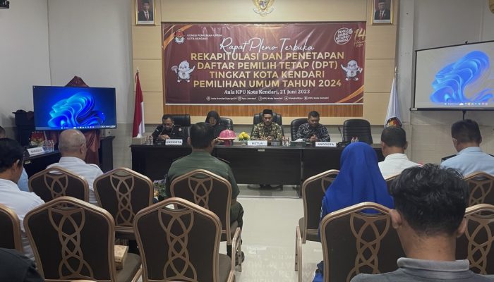 Rincian Rekapitulasi KPU, Kecamatan Kendari Barat jadi Wilayah dengan Jumlah Pemilih Terbanyak