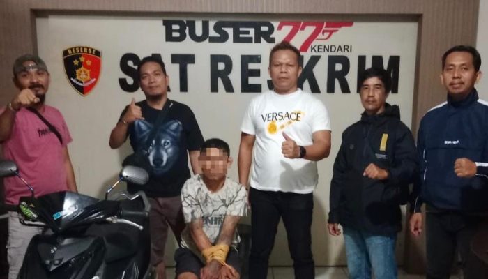 Beraksi di 30 TKP, Pelaku Curanmor di Kendari Diringkus Polisi