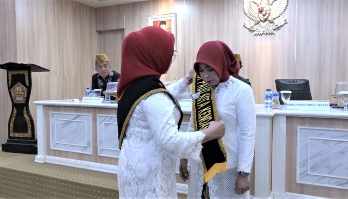 Siti Chomzah Jabat Bunda PAUD Kota Kendari